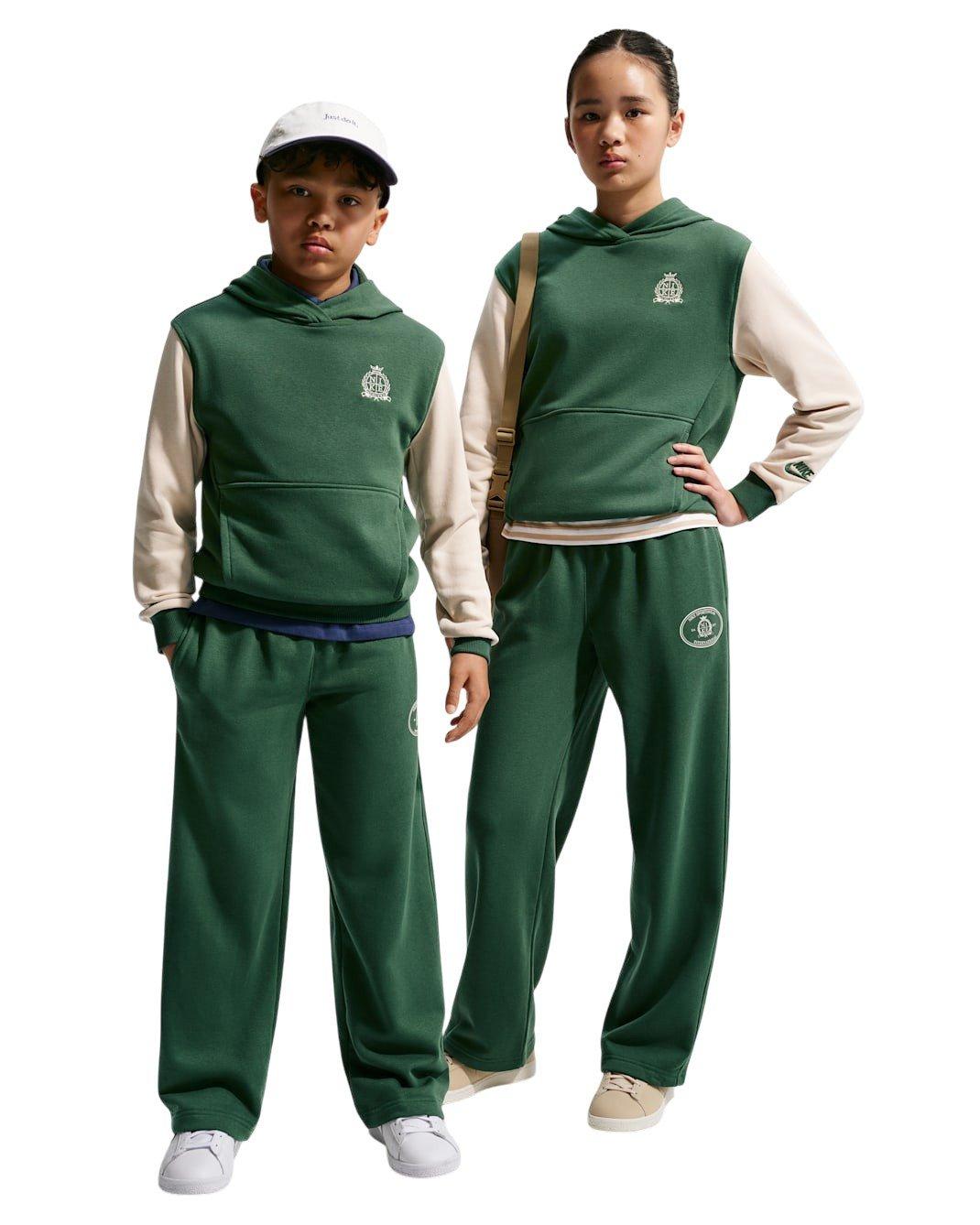 Nike Big Kids' Sportswear Club French Terry Open-Hem Sweatpants - Green - GREEN